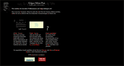 Desktop Screenshot of edgarallanpoe.de