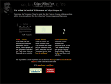 Tablet Screenshot of edgarallanpoe.de